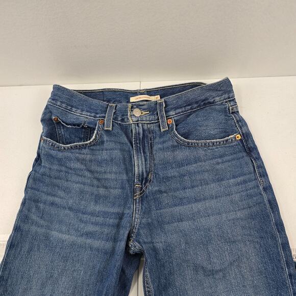 Levi's low pro straight jeans blue 27 womens denim 5331 - Picture 2 of 11